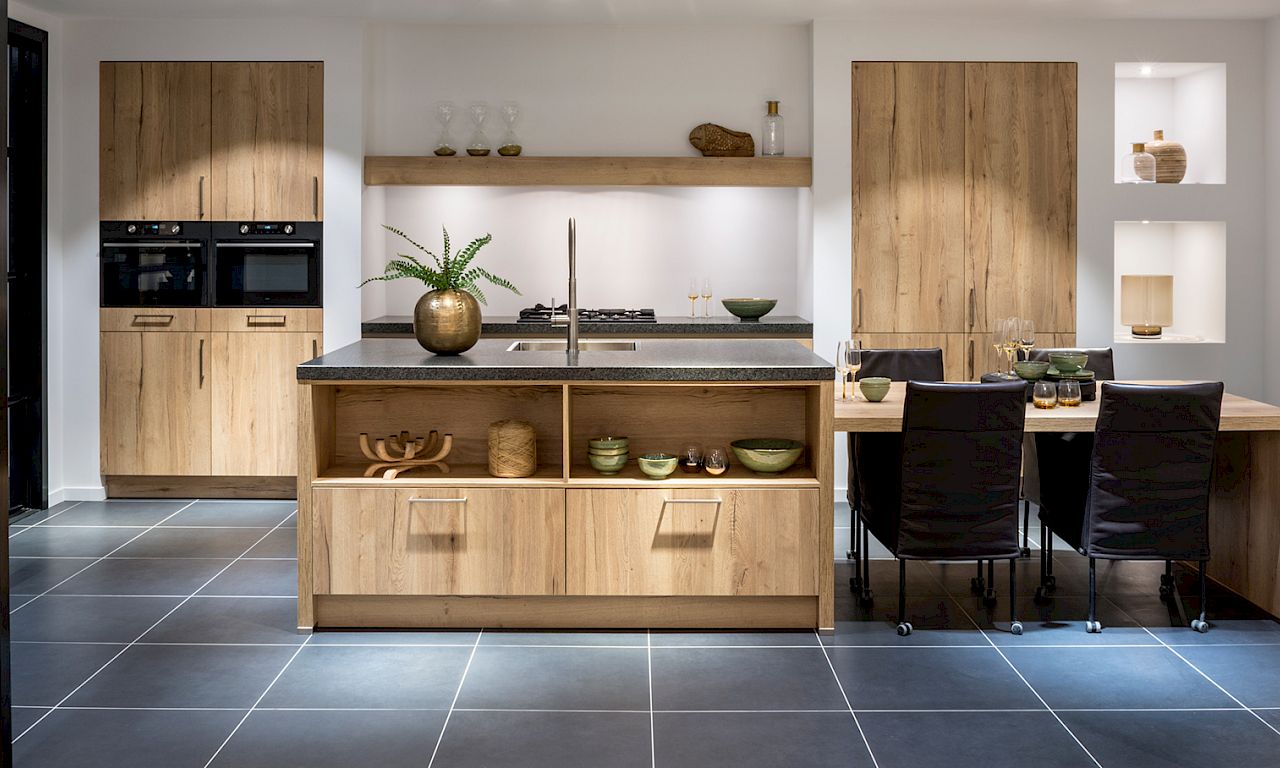 Houtlook keuken