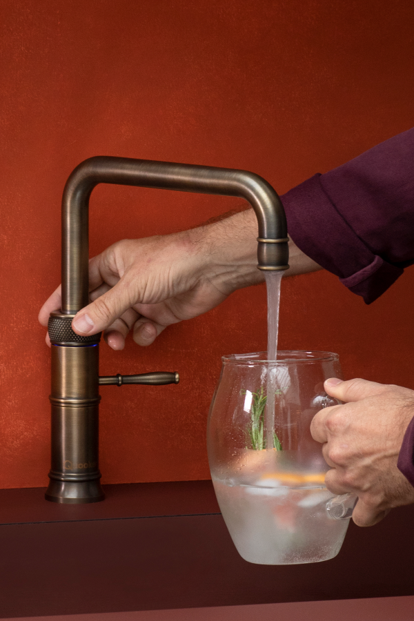 Quooker messing patina