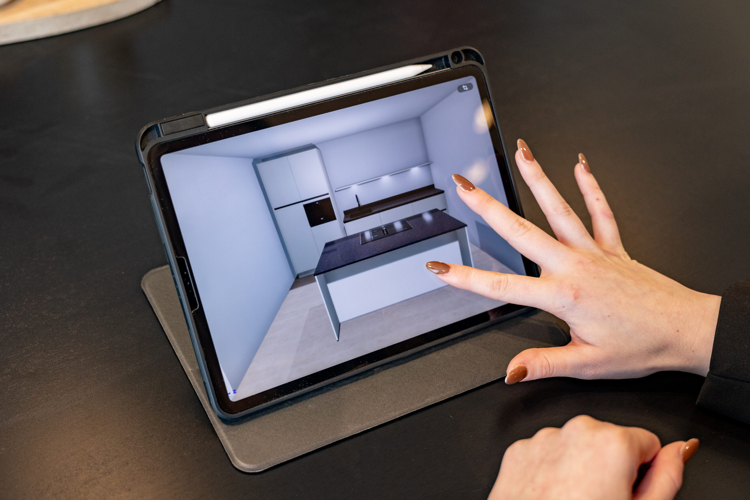 3D tekening keuken