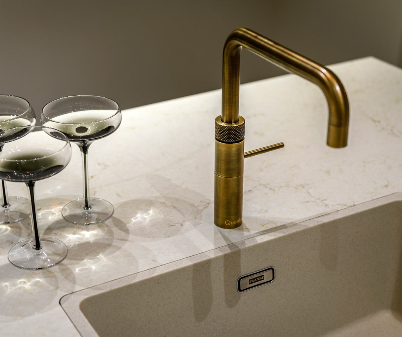 Quooker messing patina