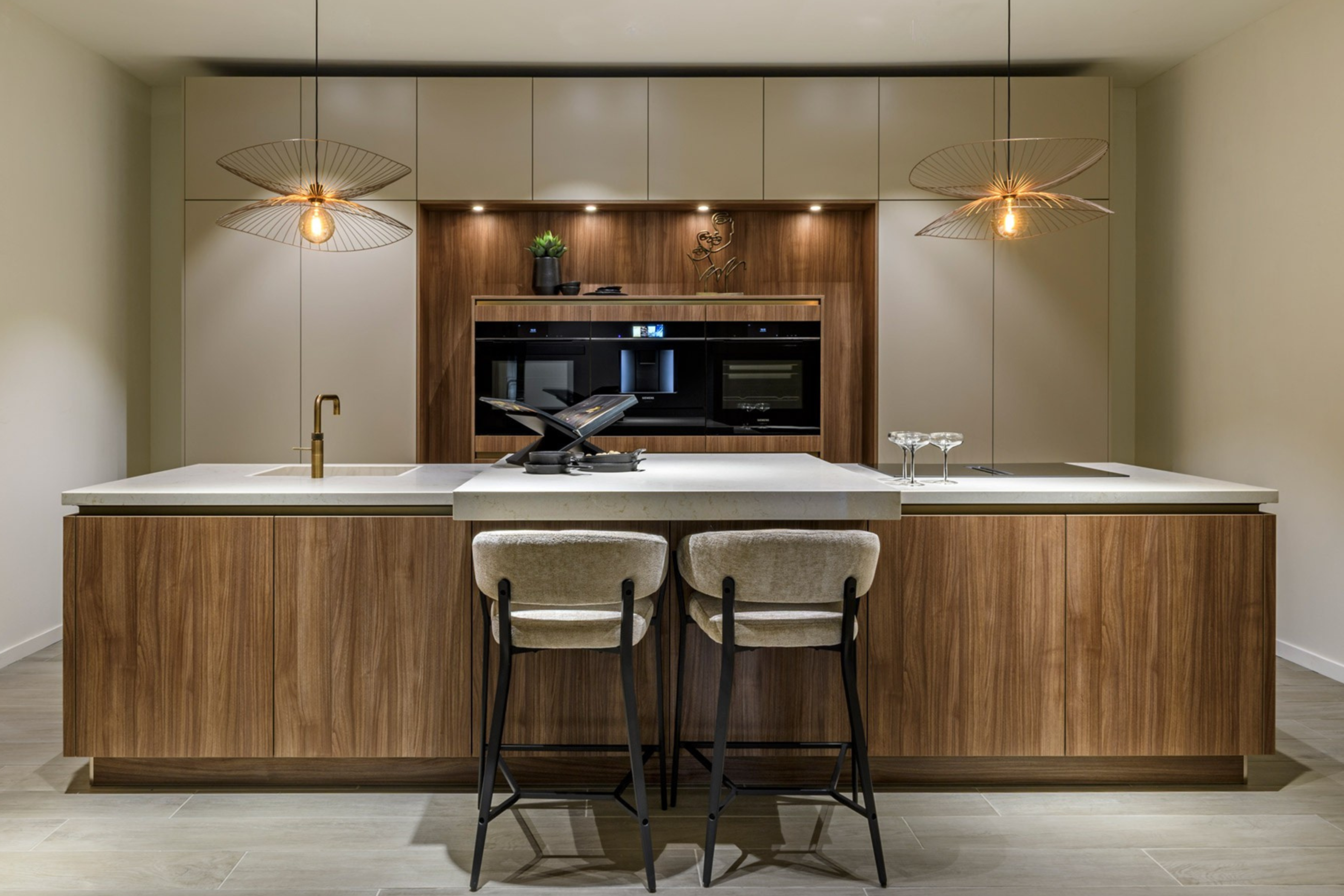 Trendy houten japandi keuken